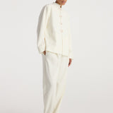 ROHE - Pankou closure jacket | off white