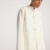 ROHE - Pankou closure jacket | off white