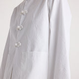 ROHE - Pankou closure crushed jacket | optic white