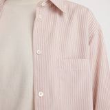ROHE - Classic fit striped shirt | rose stripe