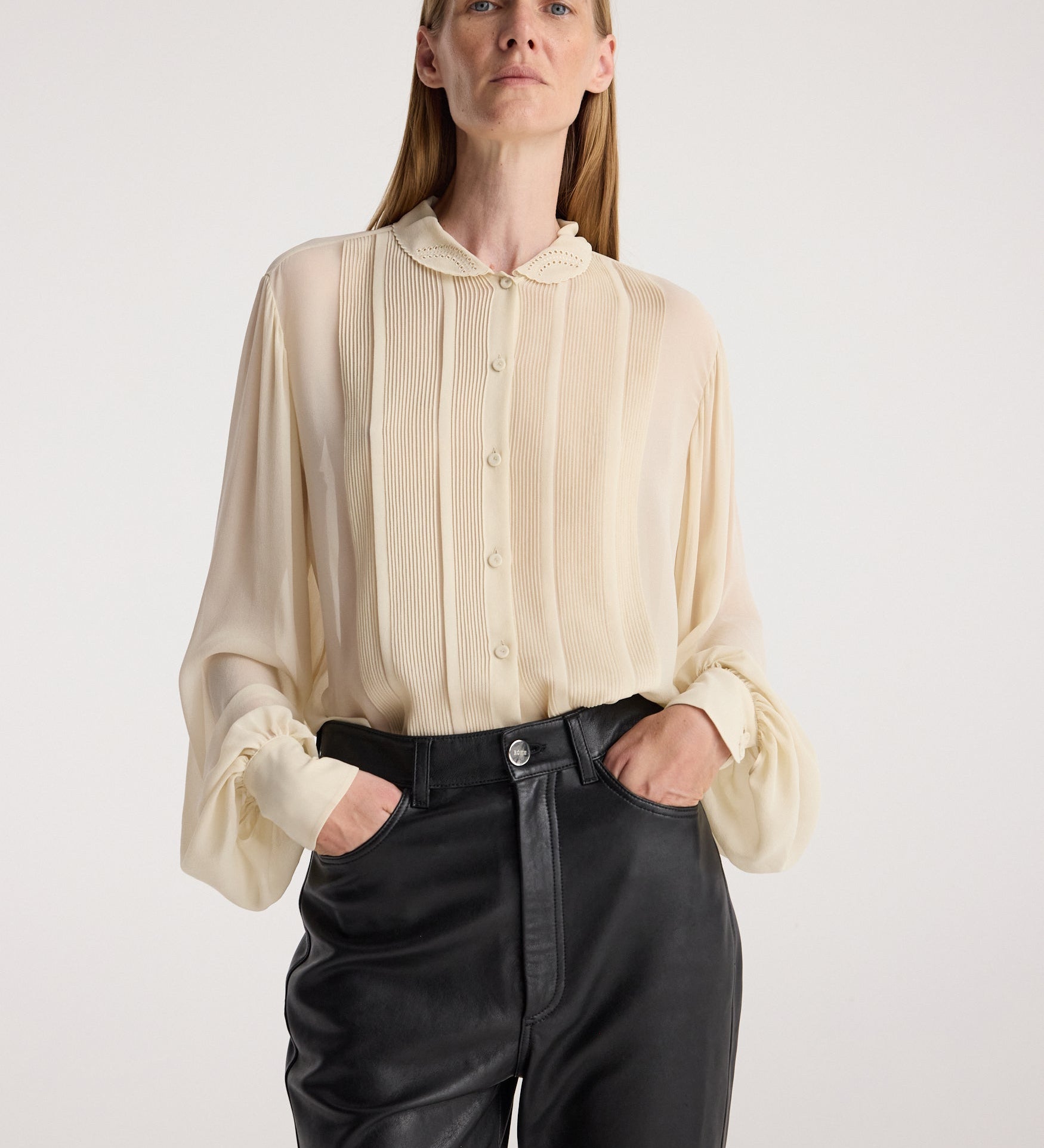 ROHE - Romantic top | cream
