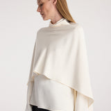 ROHE - Satin cape top | cream