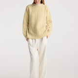 ROHE - Cable knit jumper | butter
