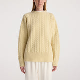 ROHE - Cable knit jumper | butter