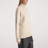 ROHE - Wool - cashmere turtleneck | oat
