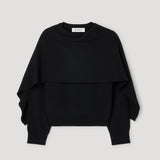 ROHE - Cape jumper | black