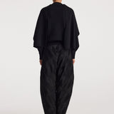 ROHE - Cape jumper | black