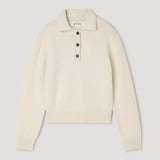 ROHE - Wool - cashmere polo | cream