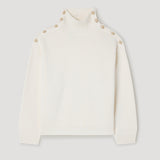 ROHE - Uneven sailor polo | cream