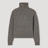 ROHE - Mouliné turtleneck | grey mouliné