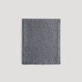ROHE - Knitted mouliné scarf | anthracite melange