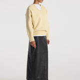 ROHE - Classic v - neck jumper | butter