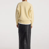 ROHE - Classic v - neck jumper | butter