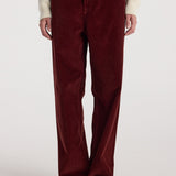 ROHE - Bruun - Signature baggy corduroy trousers | wine