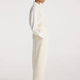 ROHE - Puck - Sculptural bouclé tailored trousers | cream