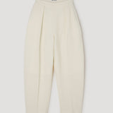 ROHE - Puck - Sculptural bouclé tailored trousers | cream