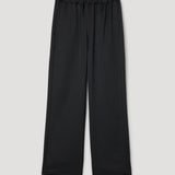ROHE - Relaxed fit satin trousers | black