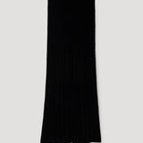 ROHE - Fluid velvet skirt | black