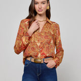 L'AGENCE - Nina Silk Blouse