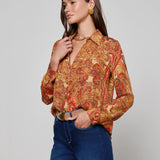 L'AGENCE - Nina Silk Blouse