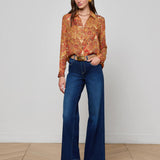 L'AGENCE - Nina Silk Blouse
