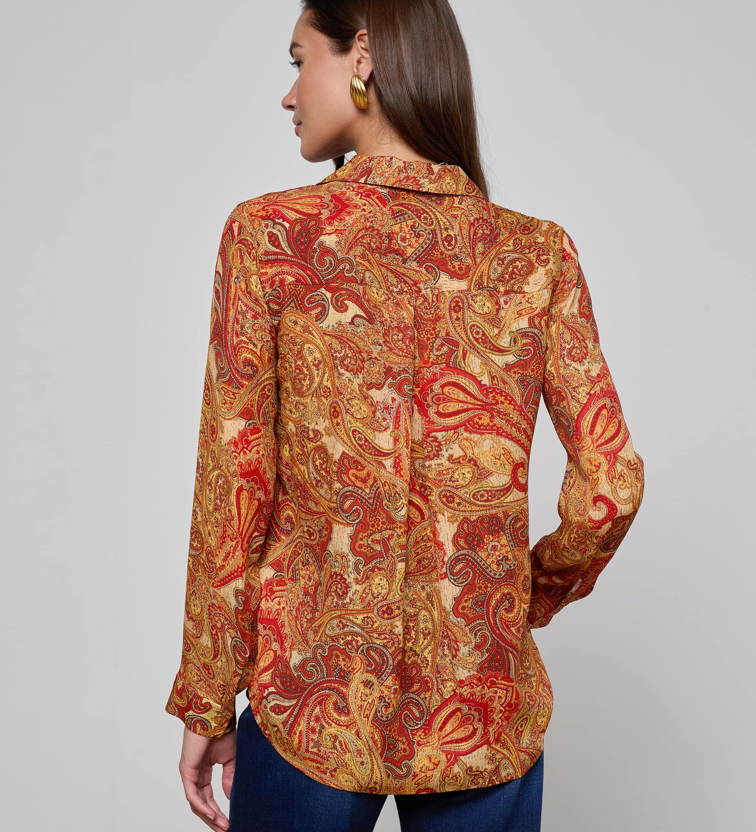 L'AGENCE - Nina Silk Blouse