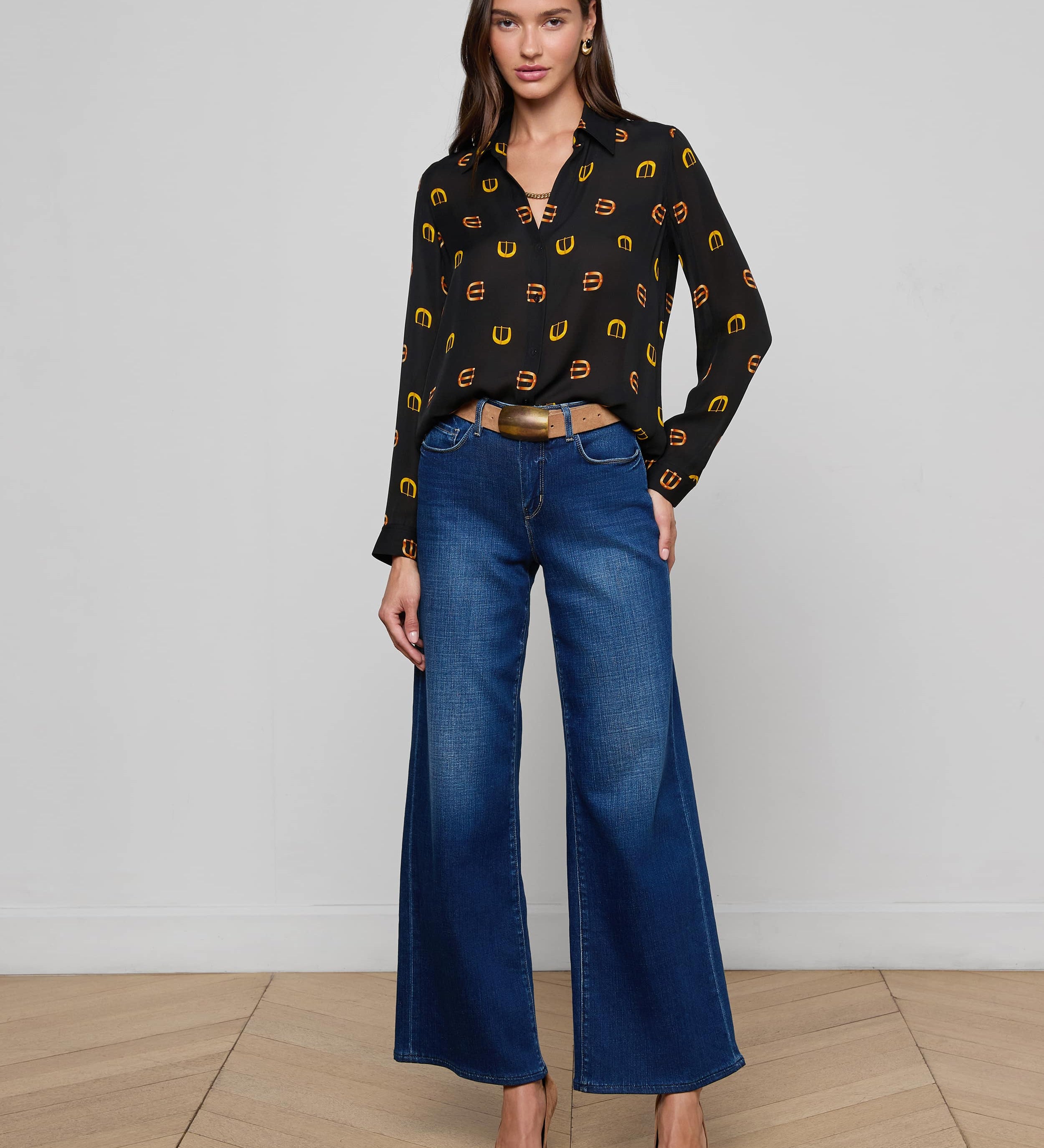 L'AGENCE - Nina Silk Blouse