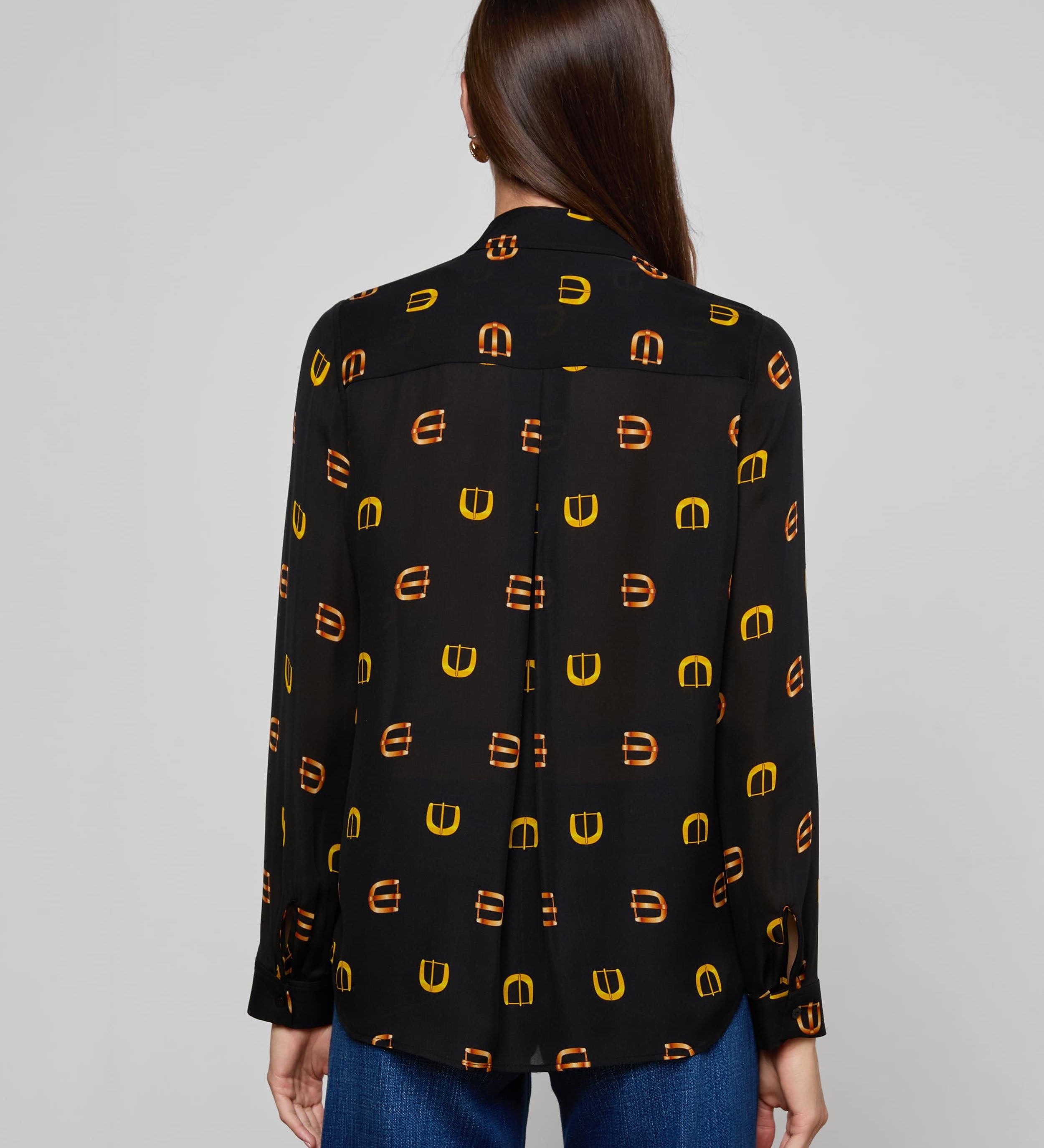 L'AGENCE - Nina Silk Blouse