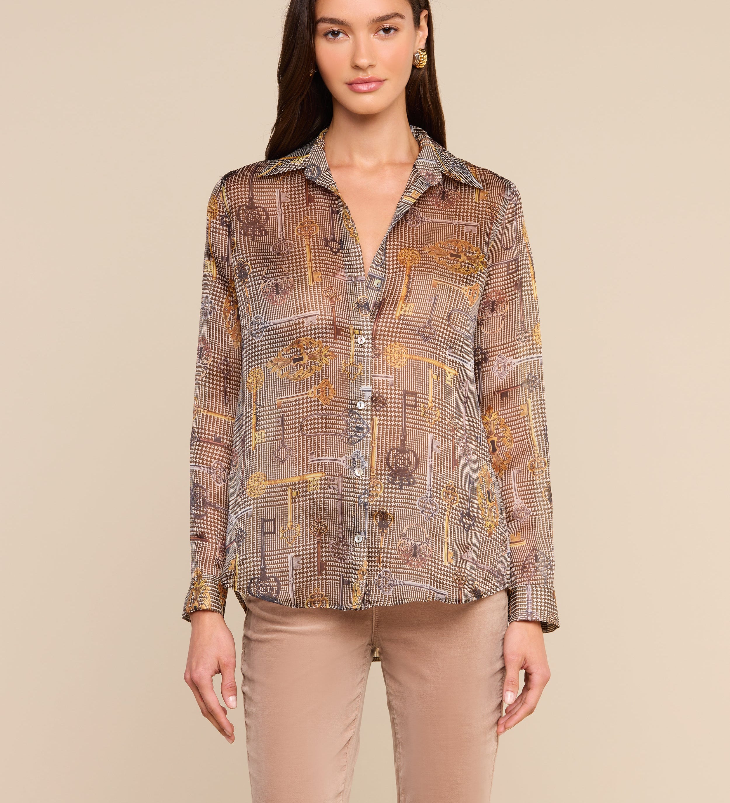 L'AGENCE - Nina Silk Blouse