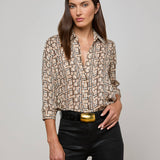 L'AGENCE - Nina Silk Blouse