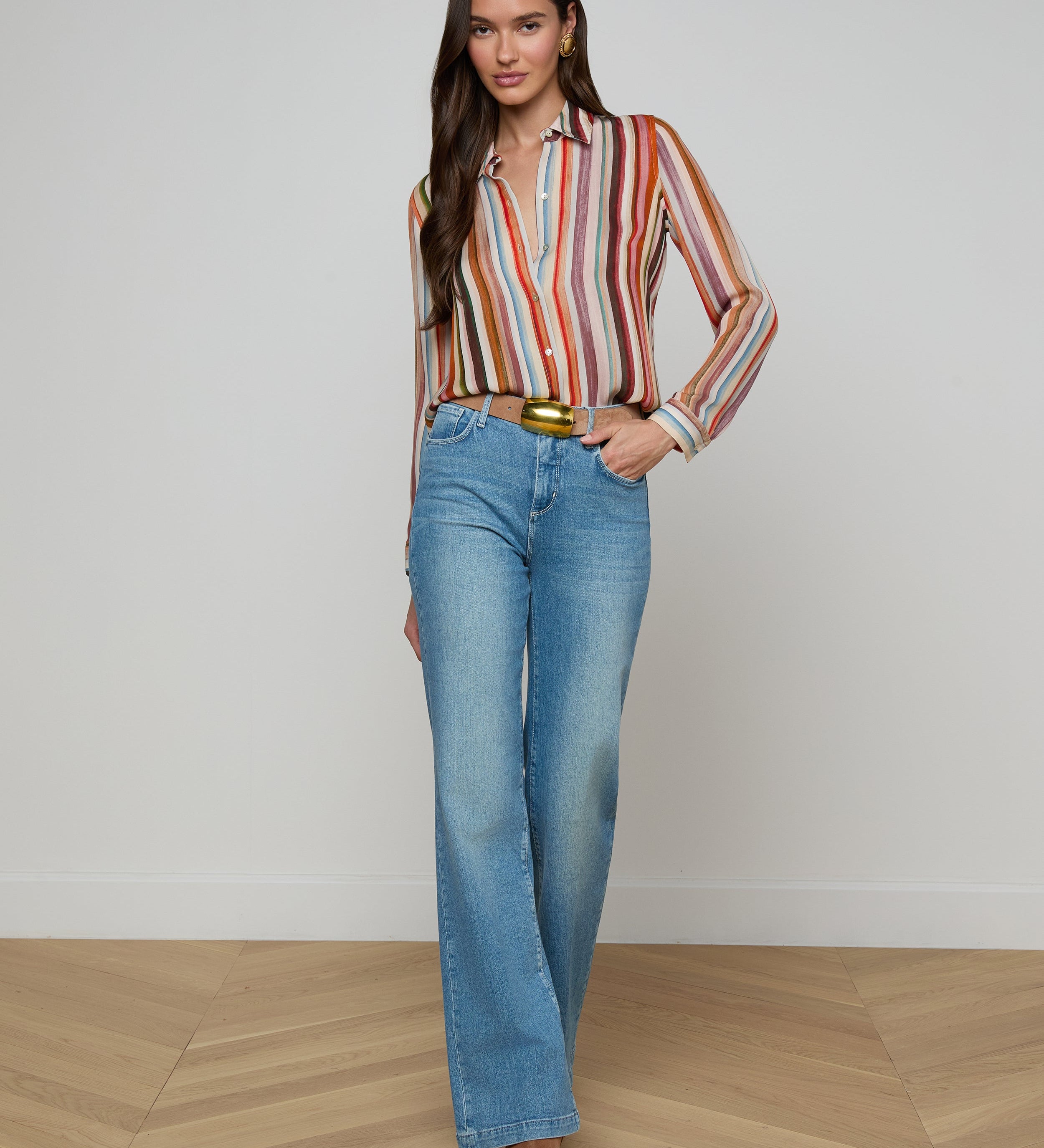 L'AGENCE - Nina Silk Blouse