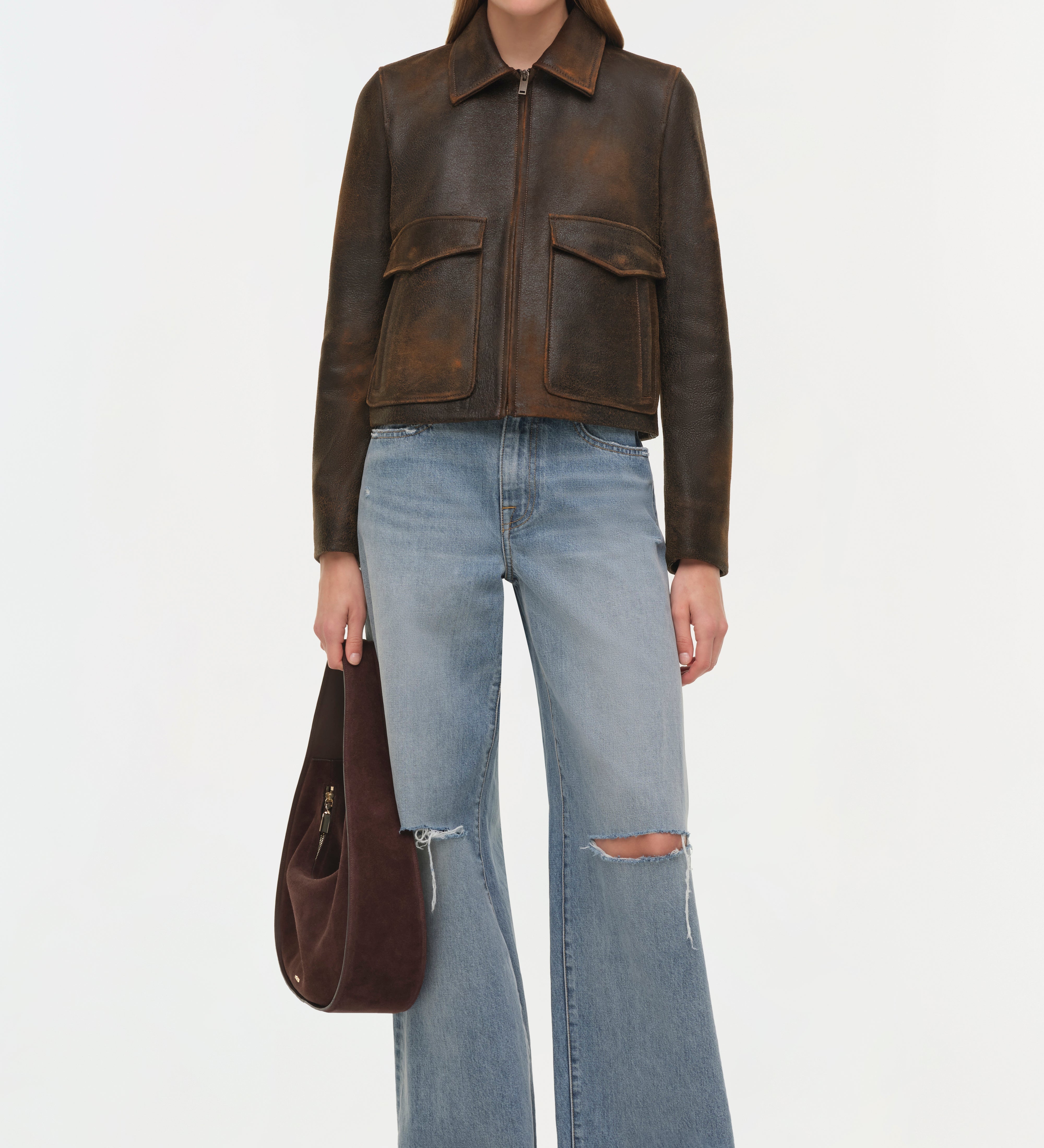 Simkhai - Sage Leather Jacket