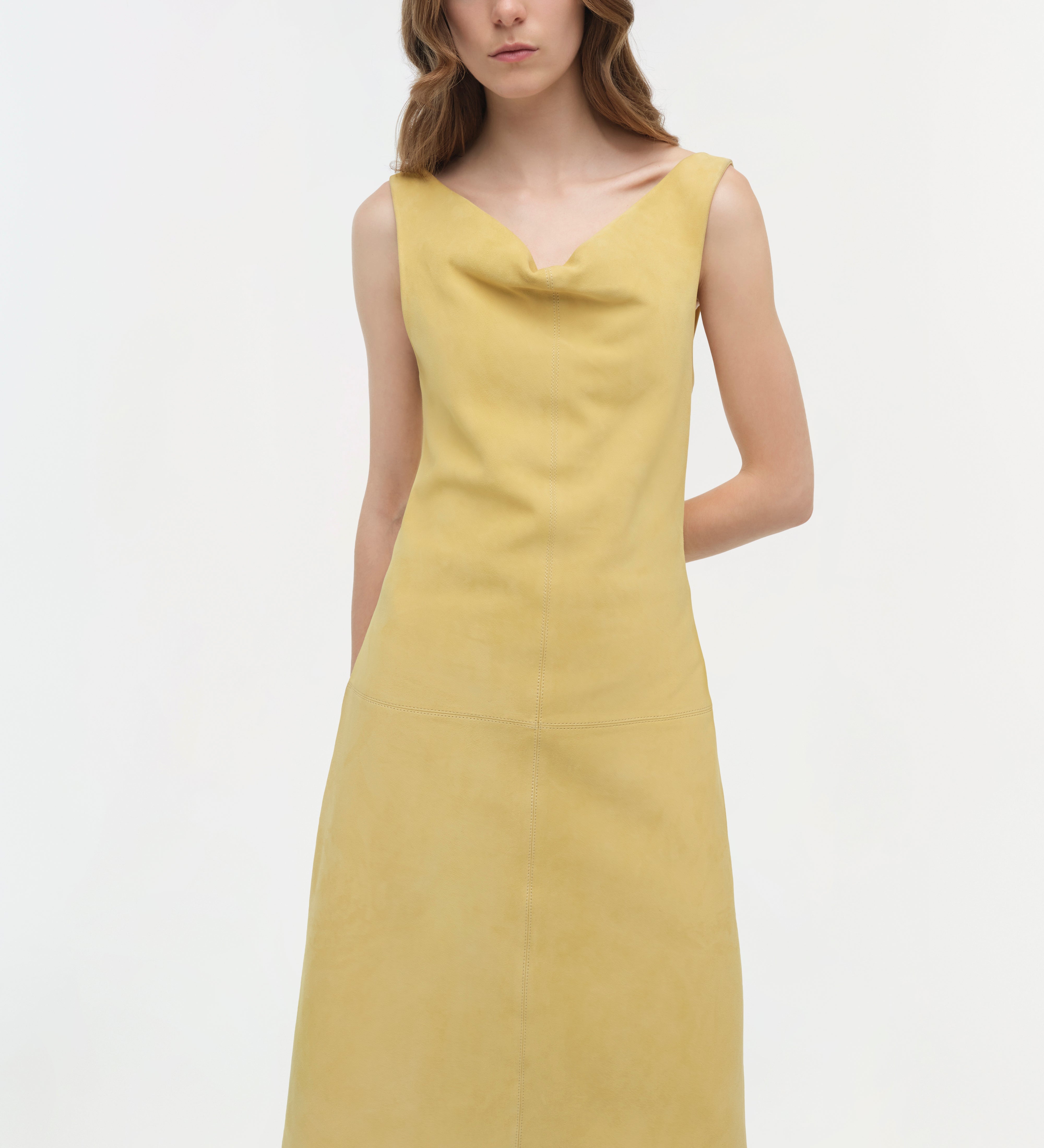 Simkhai - Bridger Suede Halter Midi Dress