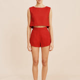 Posse - ROSALIE SHORT - RED