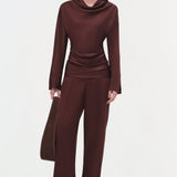 Simkhai - Kyra Satin Wide Leg Pant