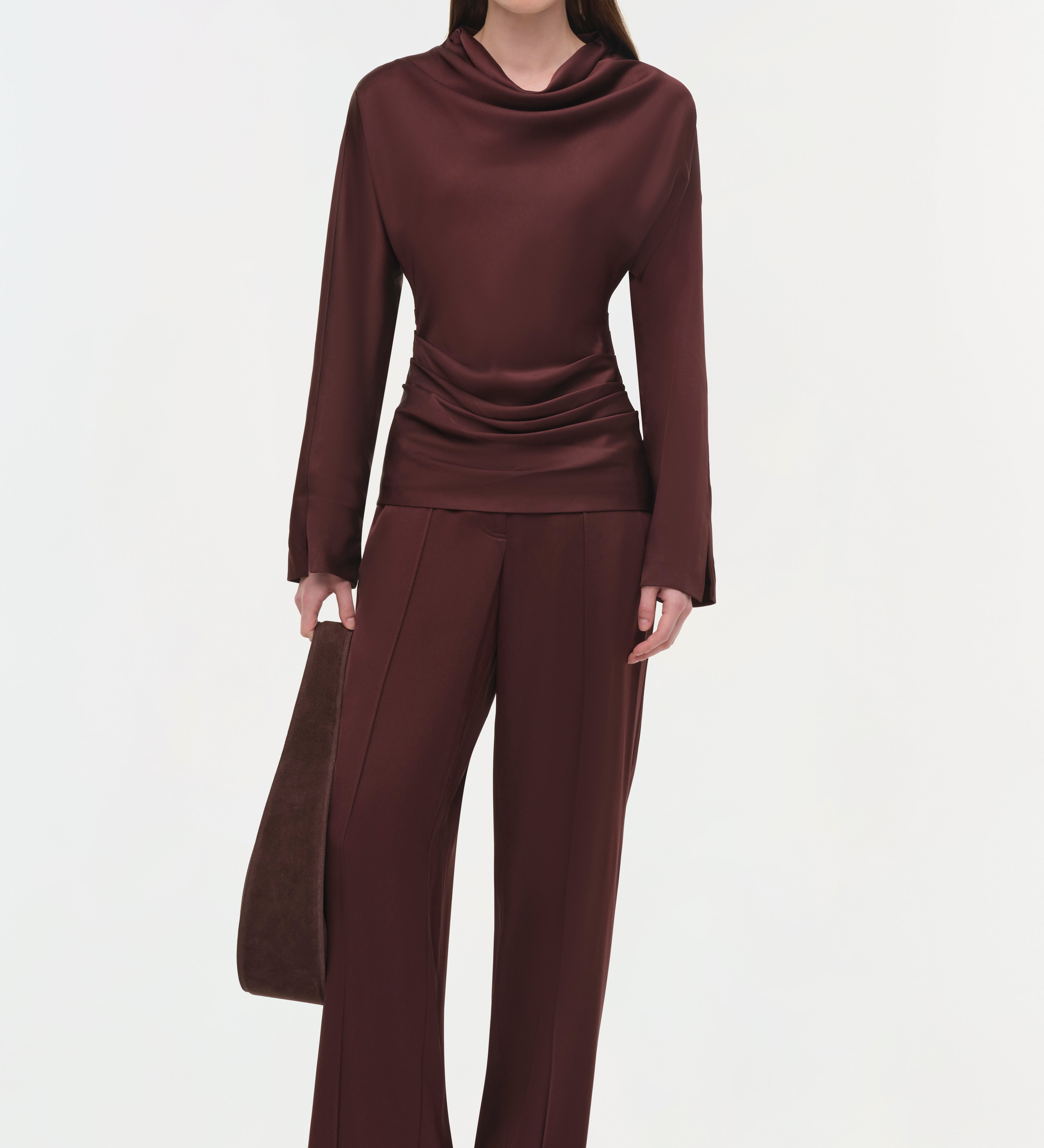 Simkhai - Kyra Satin Wide Leg Pant