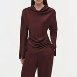 Simkhai - Kyra Satin Wide Leg Pant