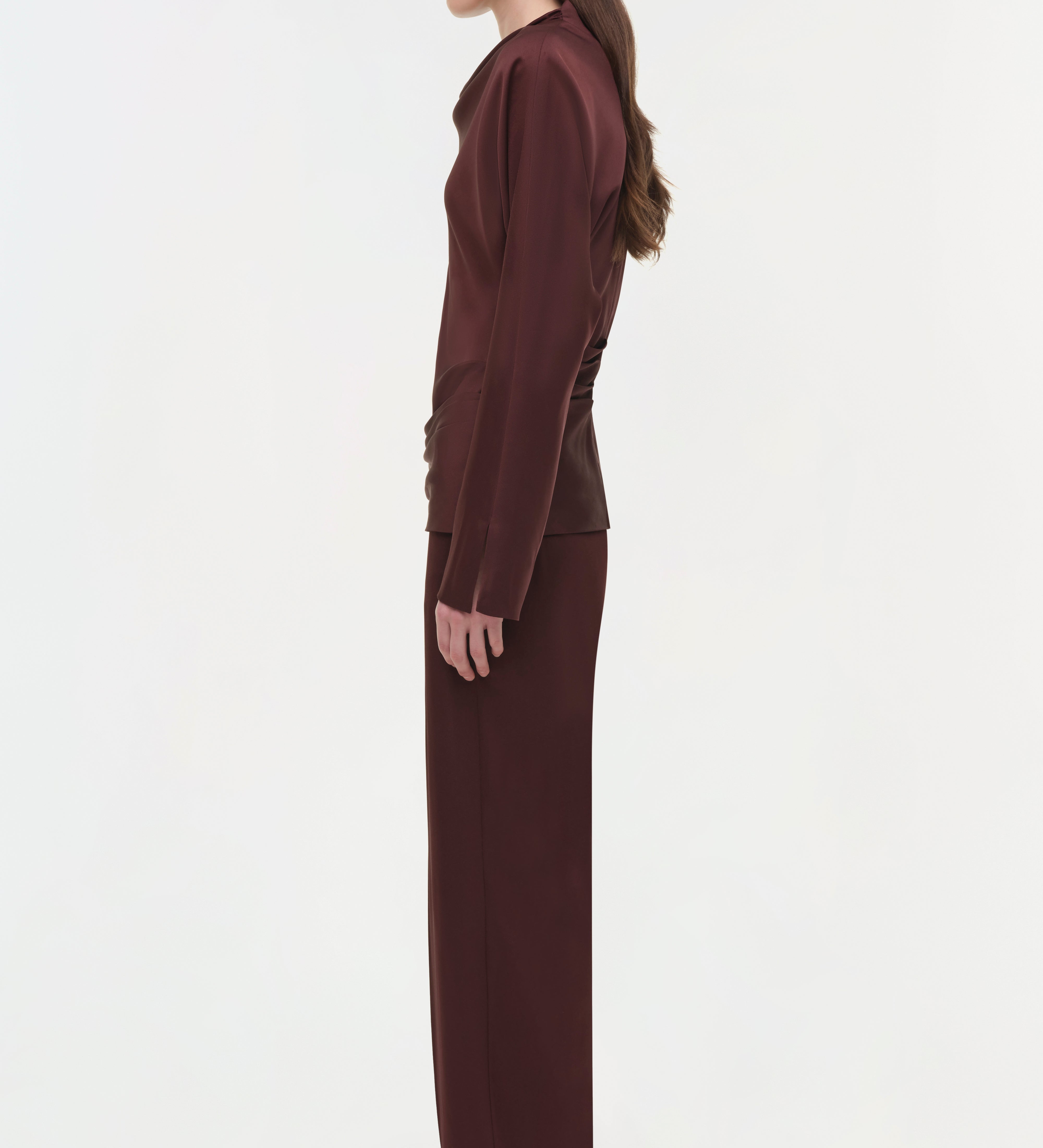Simkhai - Kyra Satin Wide Leg Pant