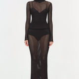 Simkhai - Demitri Mesh Knit Midi Skirt