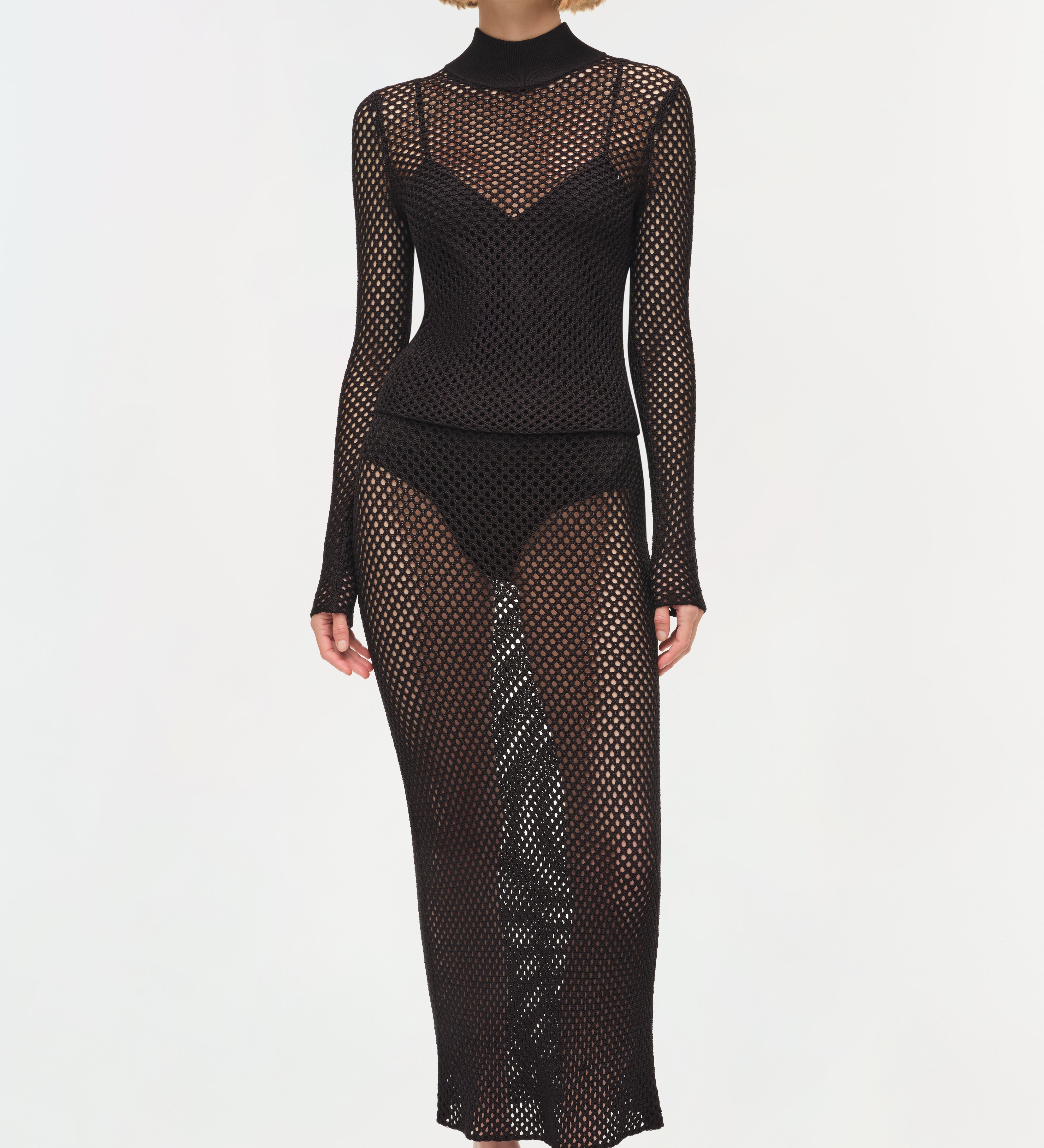 Simkhai - Bexley Mesh Knit Top