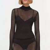 Simkhai - Demitri Mesh Knit Midi Skirt