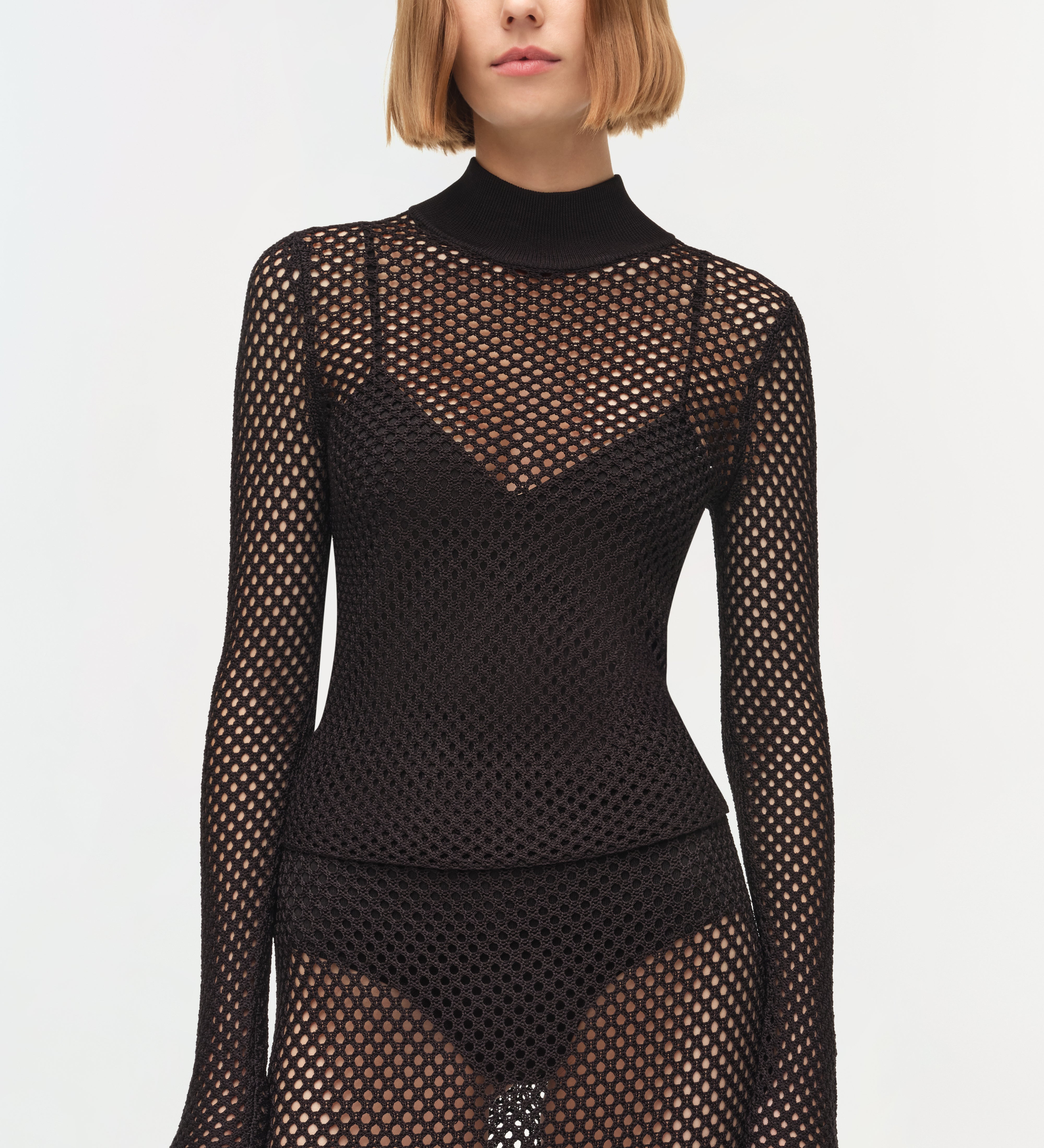 Simkhai - Bexley Mesh Knit Top