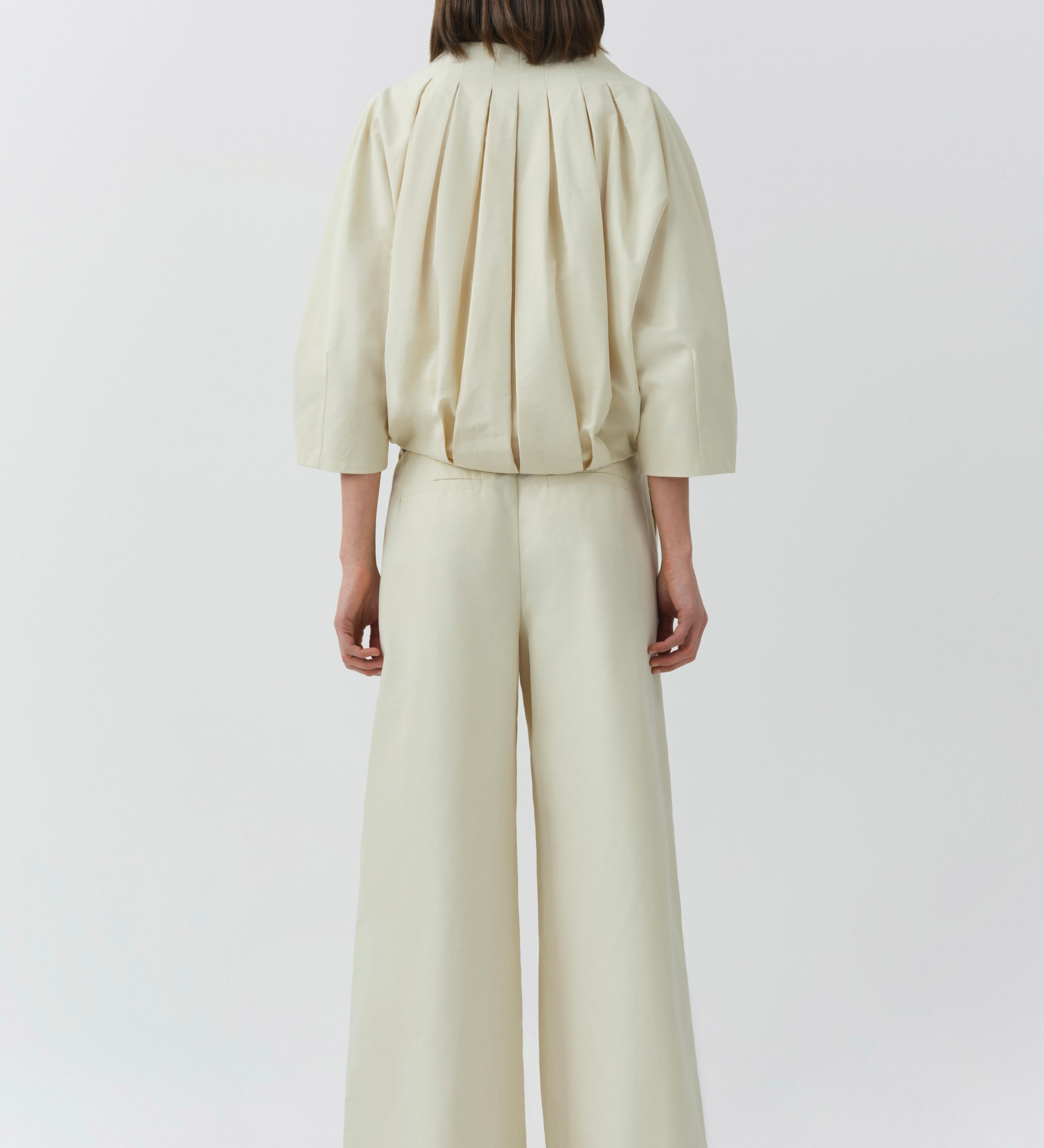 Simkhai - Jess Pleated Cotton Faille Jacket