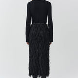 Simkhai - Jade Fringe Jacquard Midi Skirt