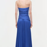 Simkhai - Arie Strapless Taffeta Bustier Midi Dress