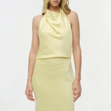 Simkhai - Reannon Draped Satin Gown