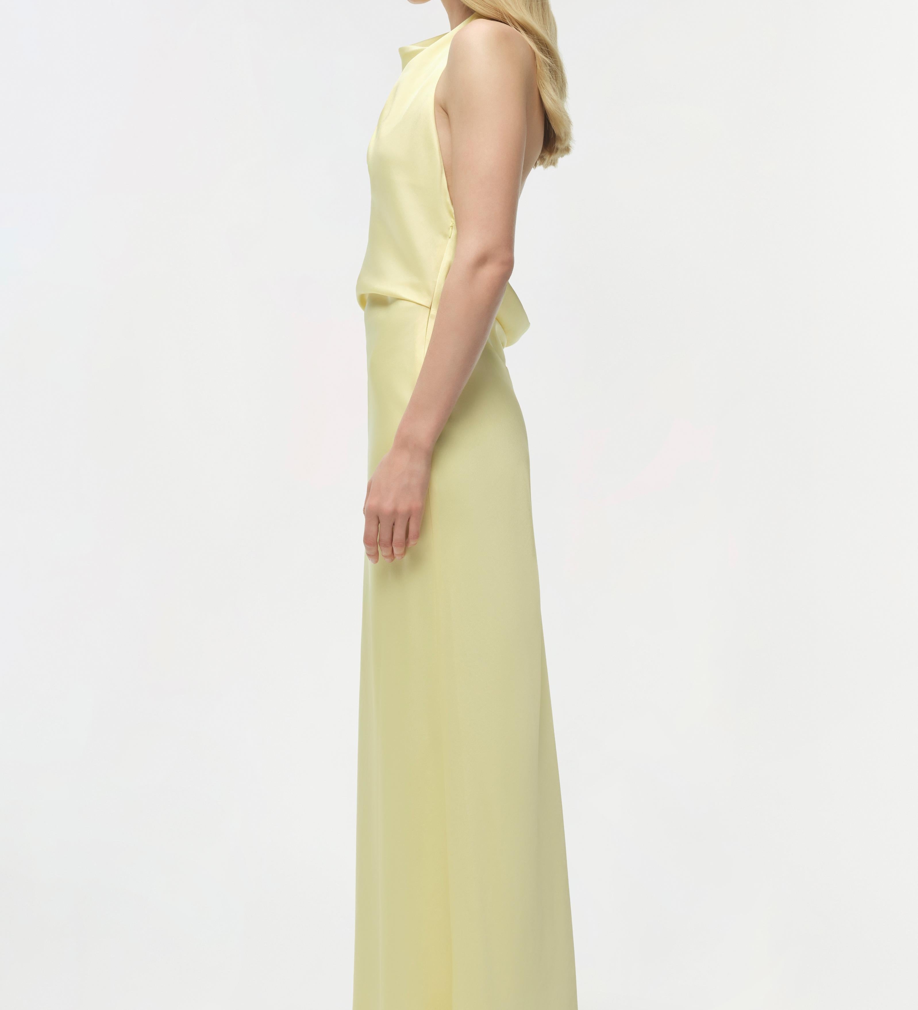 Simkhai - Reannon Draped Satin Gown