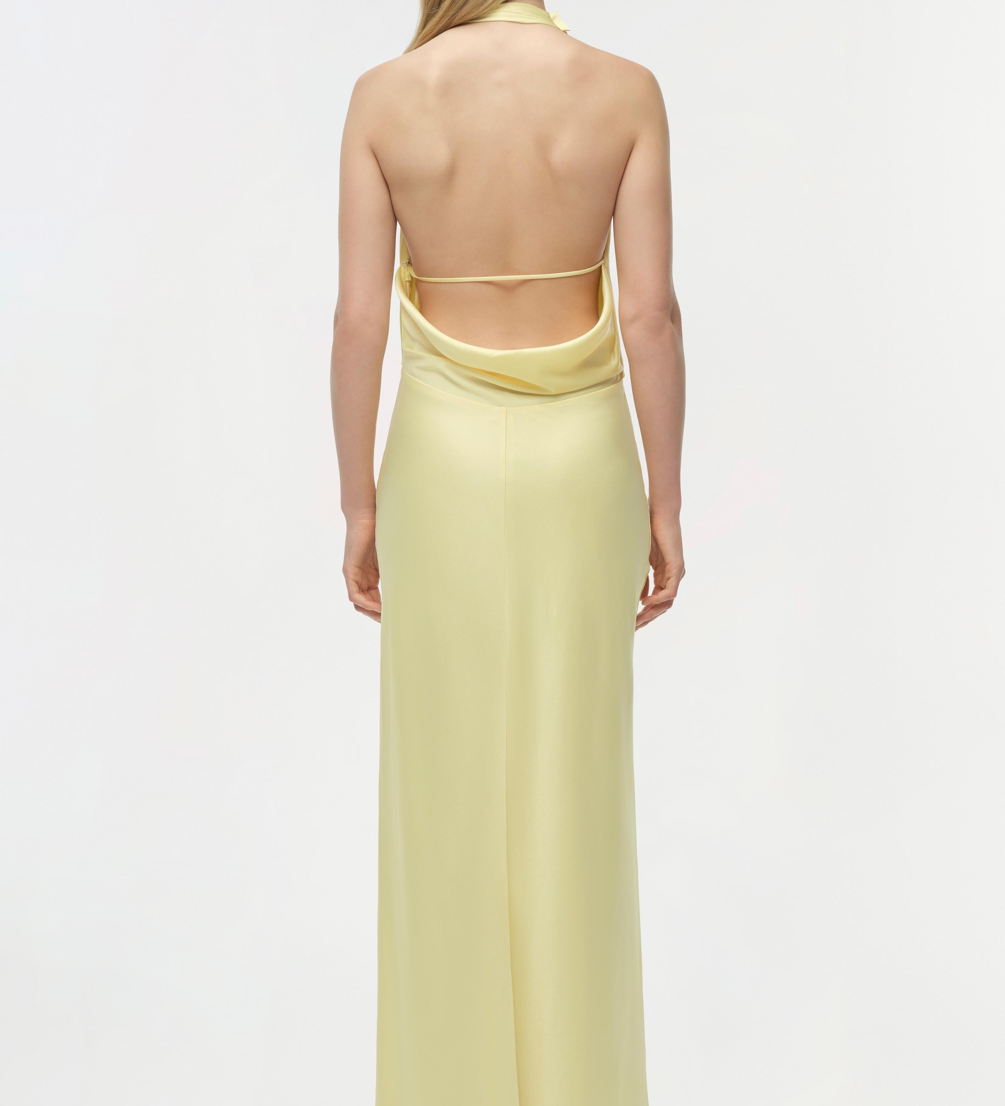 Simkhai - Reannon Draped Satin Gown