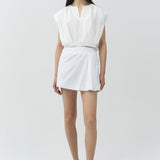 Simkhai - Wrenli Cotton Pleated Top