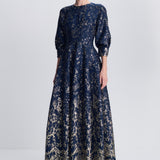 Simkhai - Claravelle Metallic Jacquard Gown